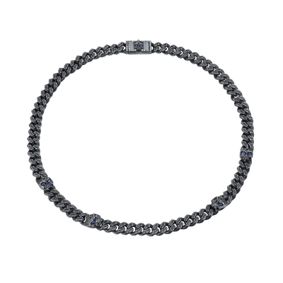 Kubanische X-Totenkopf-Kette – 10 mm