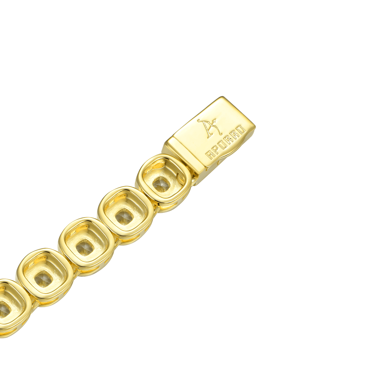 Cushion Cut Clustered Tennis Chain - 7mm