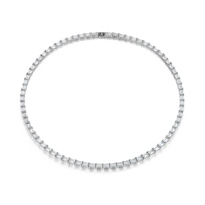 Emerald Cut Tennis Chain - 4mm
