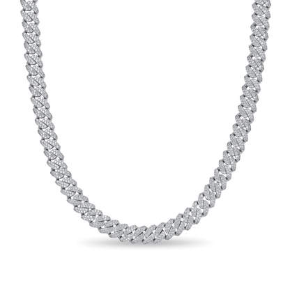 Round Cut Cuban Link Chain - 8mm