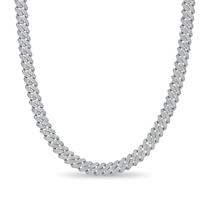 Round Cut Cuban Link Chain - 8mm - APORRO