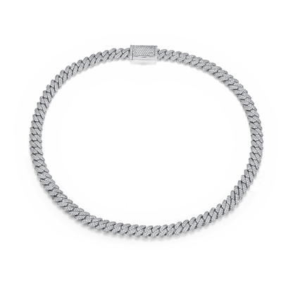 Runde geschnittene kubanische Verknüpfungskette - 8mm