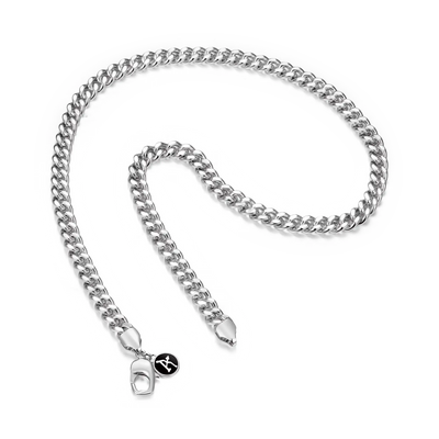 3.5mm&8mm Miami Micro Cuban Curb Chain - White Gold