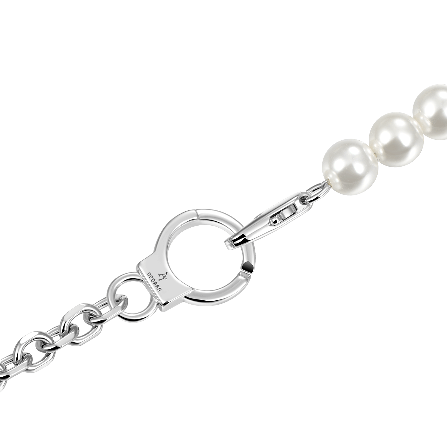 ESSENTIALS Handcuffs Pearl Panel Detachable Necklace