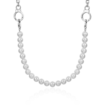 18" Collier détachable avec panneau de perles et menottes ESSENTIALS