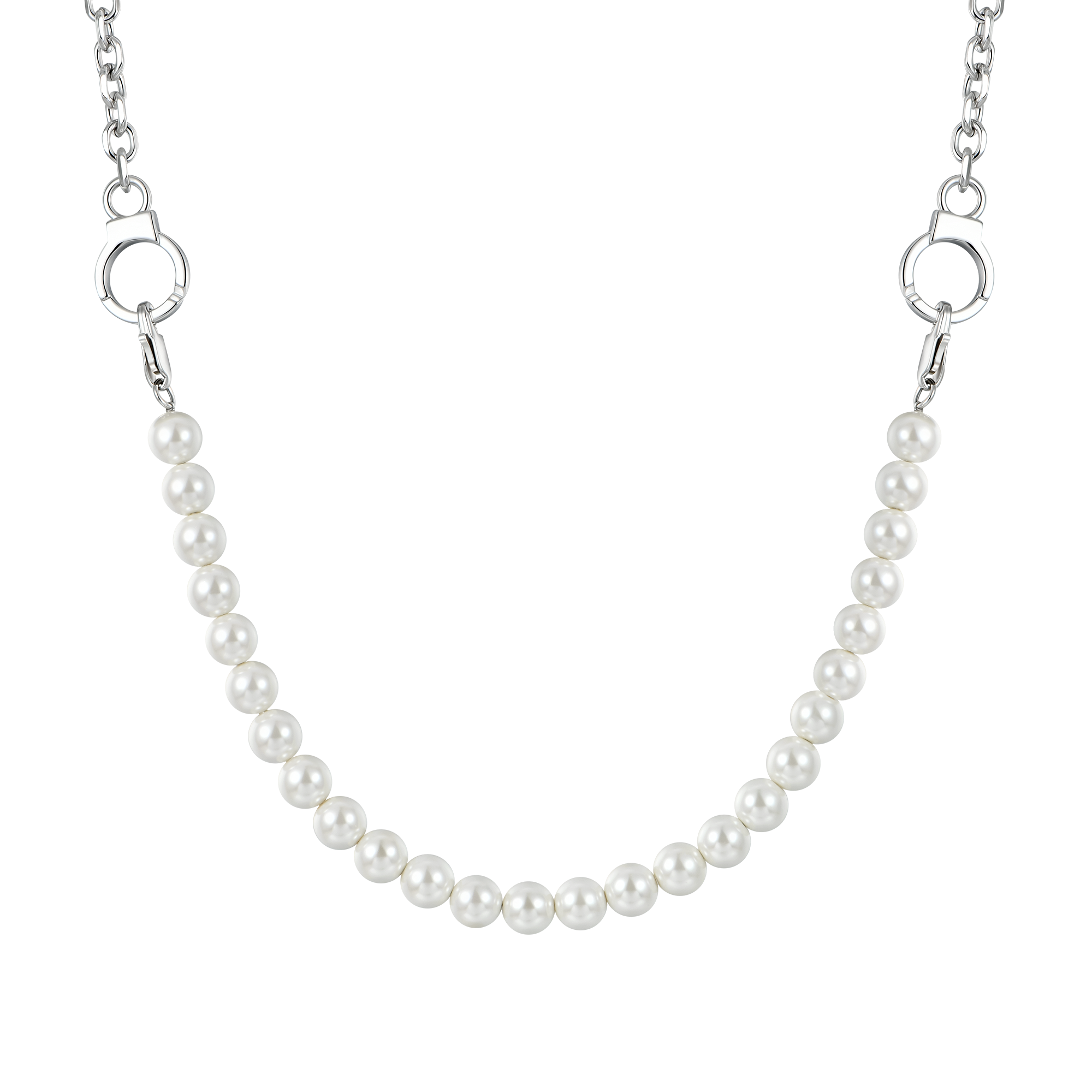 Menottes Pearl Panel Collier Amovible