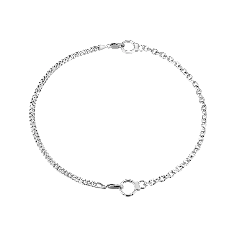 18" Detachable Handcuffs Buckle Necklace - 5mm - APORRO