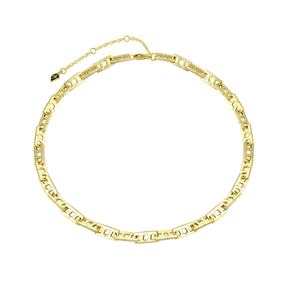 Collier de couture de la lettre de marque