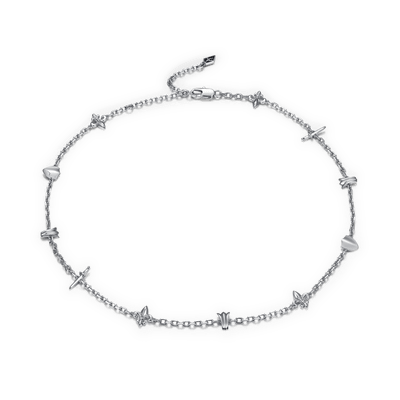 Knight Fleur de Lis verstellbare Kette – 3 mm