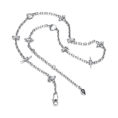 Knight Fleur de Lis verstellbare Kette – 3 mm