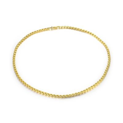 Aporro A® Plain Gold Necklace - 5mm
