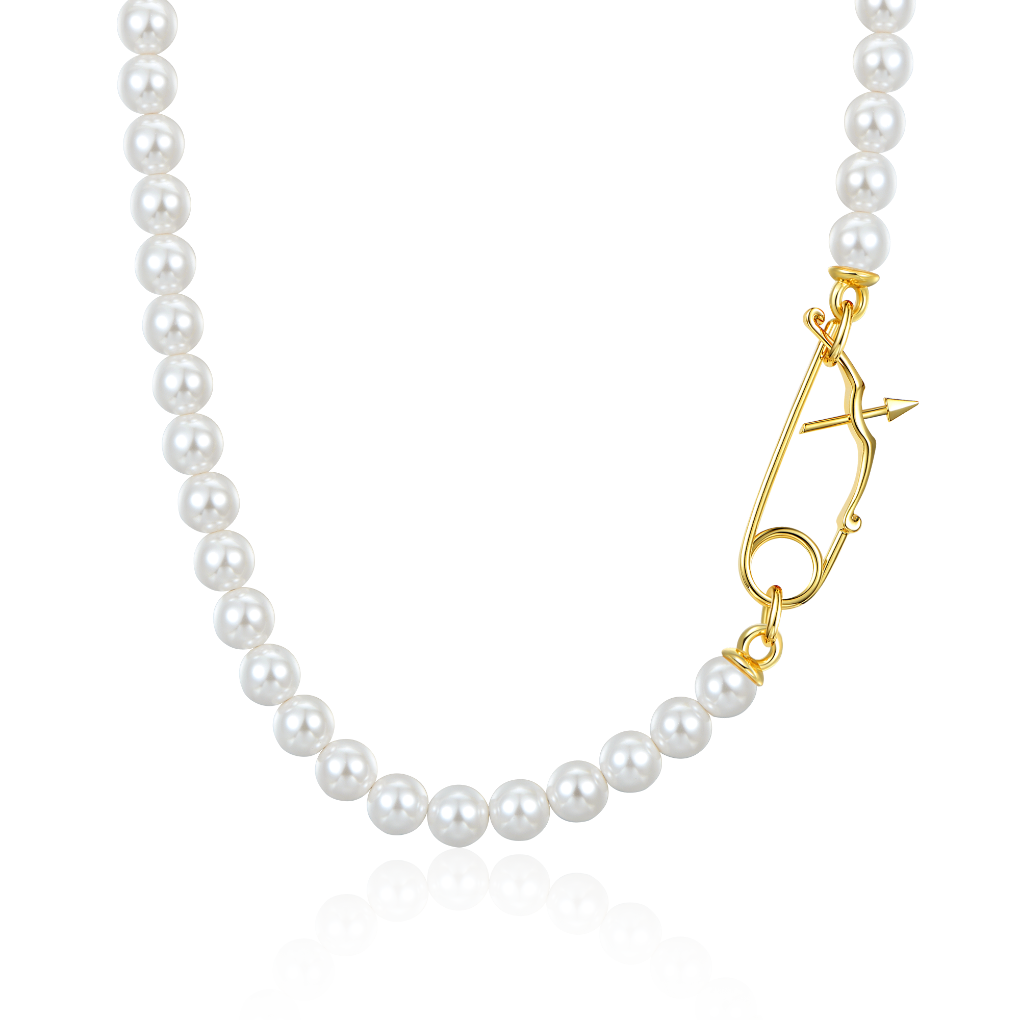 APORRO Pearl Clavicle Chain - 8mm