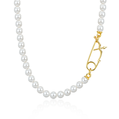 APORRO Pearl Clavicle Chain - 8mm