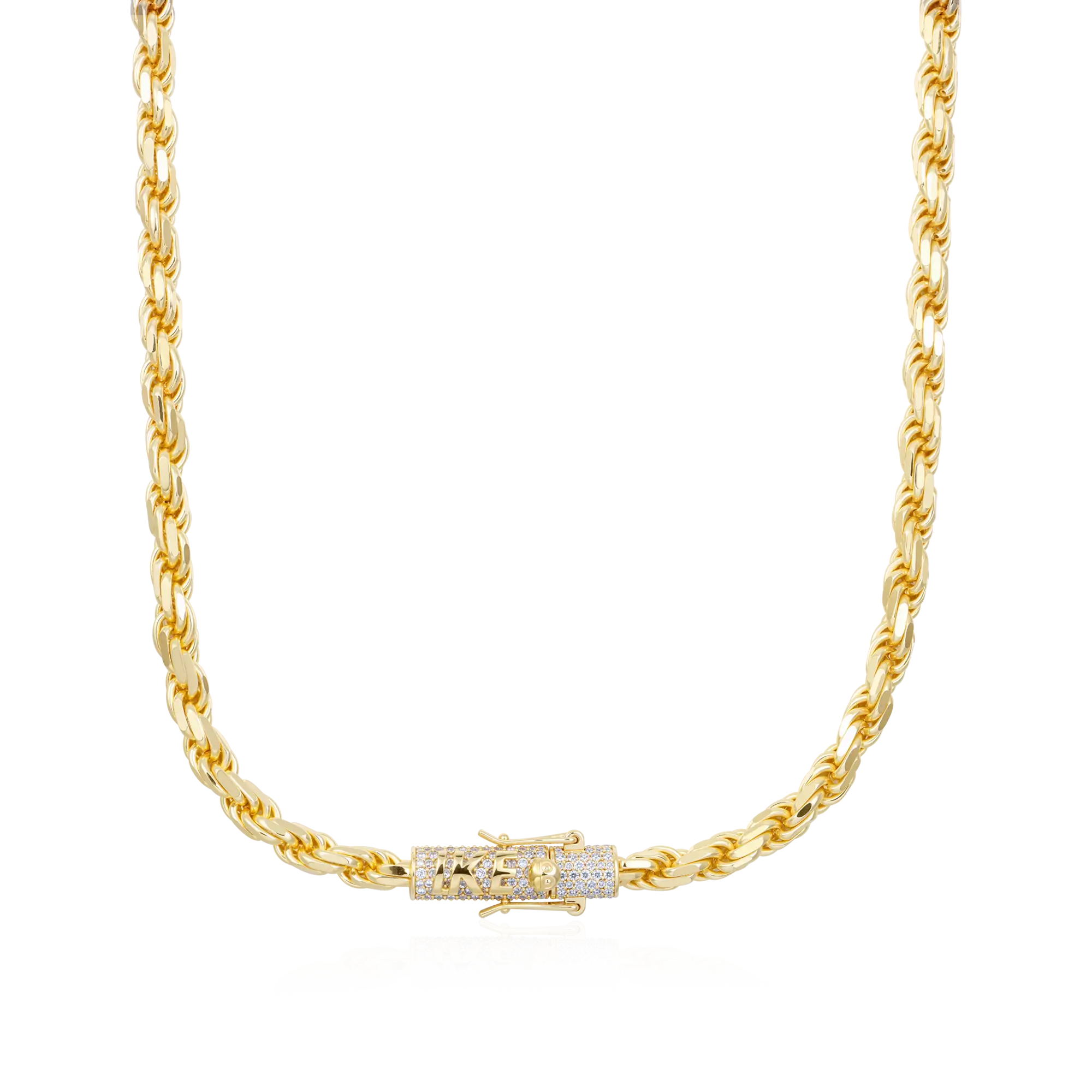 6mm Diamond-Cut Sterling Silver Rope Chain – APORRO® EUROPE