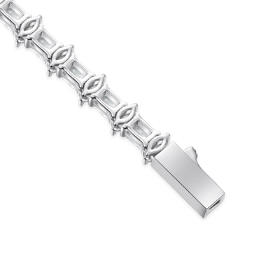 6mm Refined Luster Tennis Chain and Bracelet Gift Set