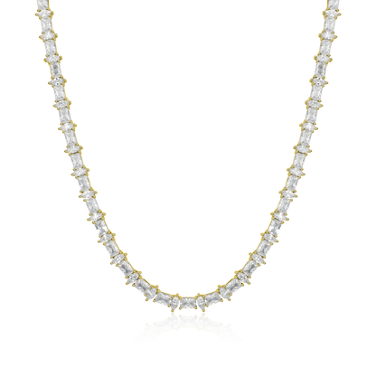 Cadena de tenis de brillo refinado - 6 mm