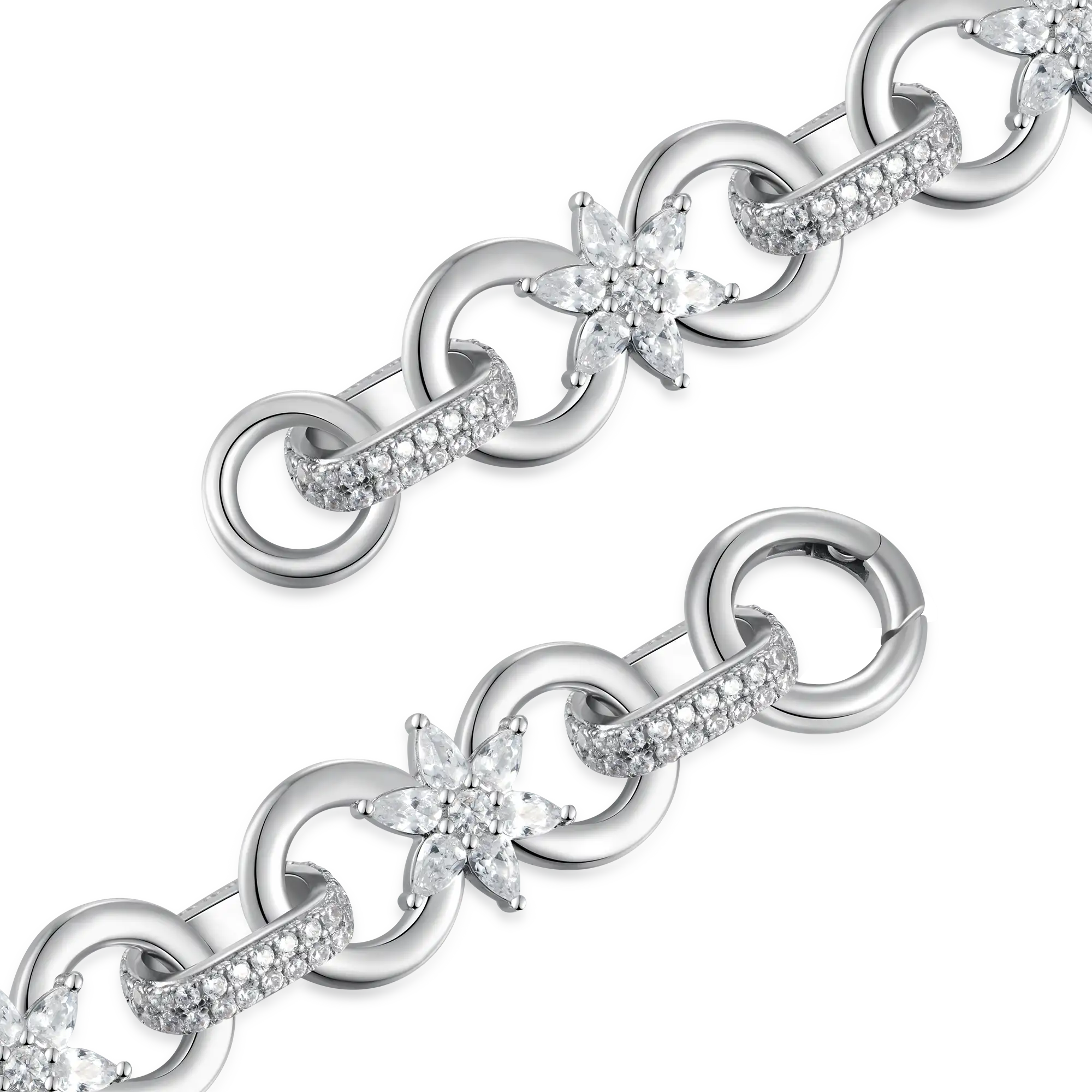 Infinity Bloom & Thorned Cuban Billet Chain Bundle