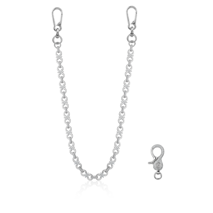 Moisanite Infinity Bloom Chain & Wallet Chain