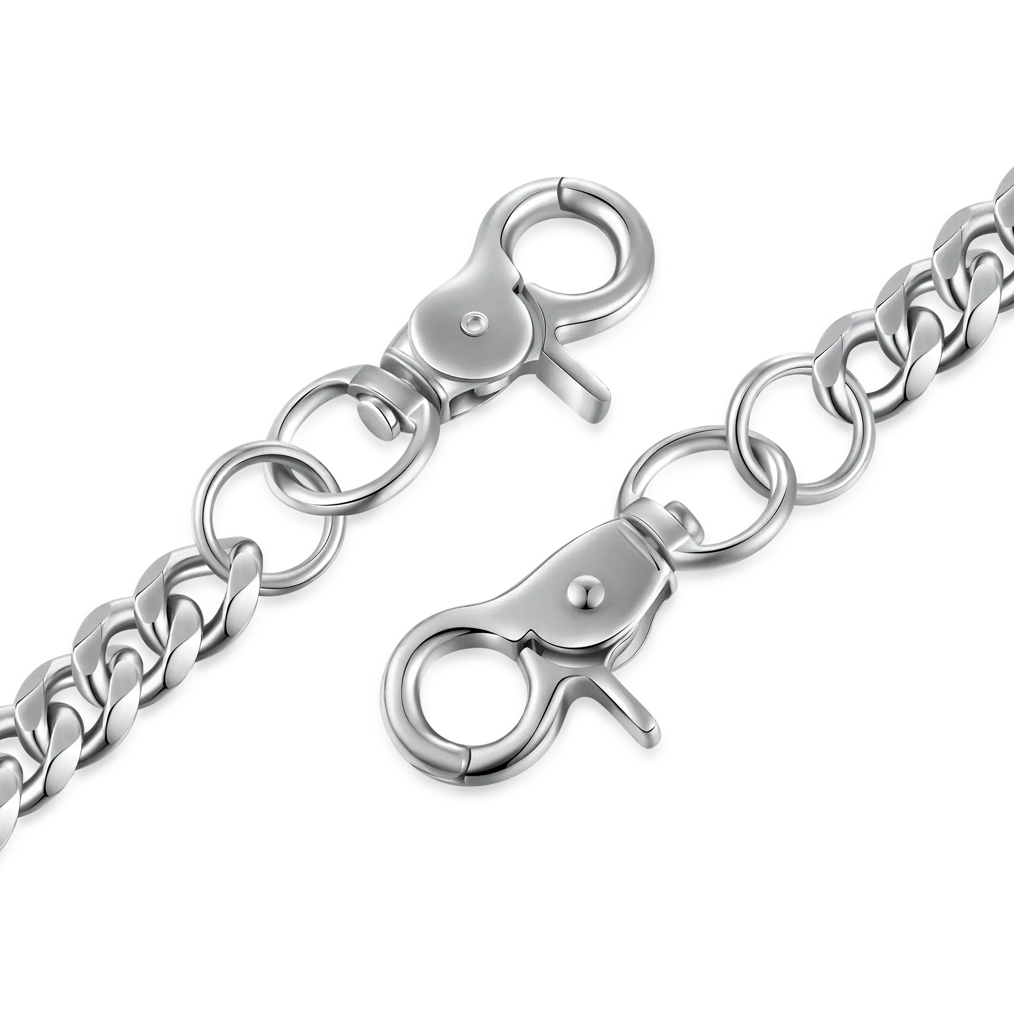 Catena per portafoglio cubana spinata