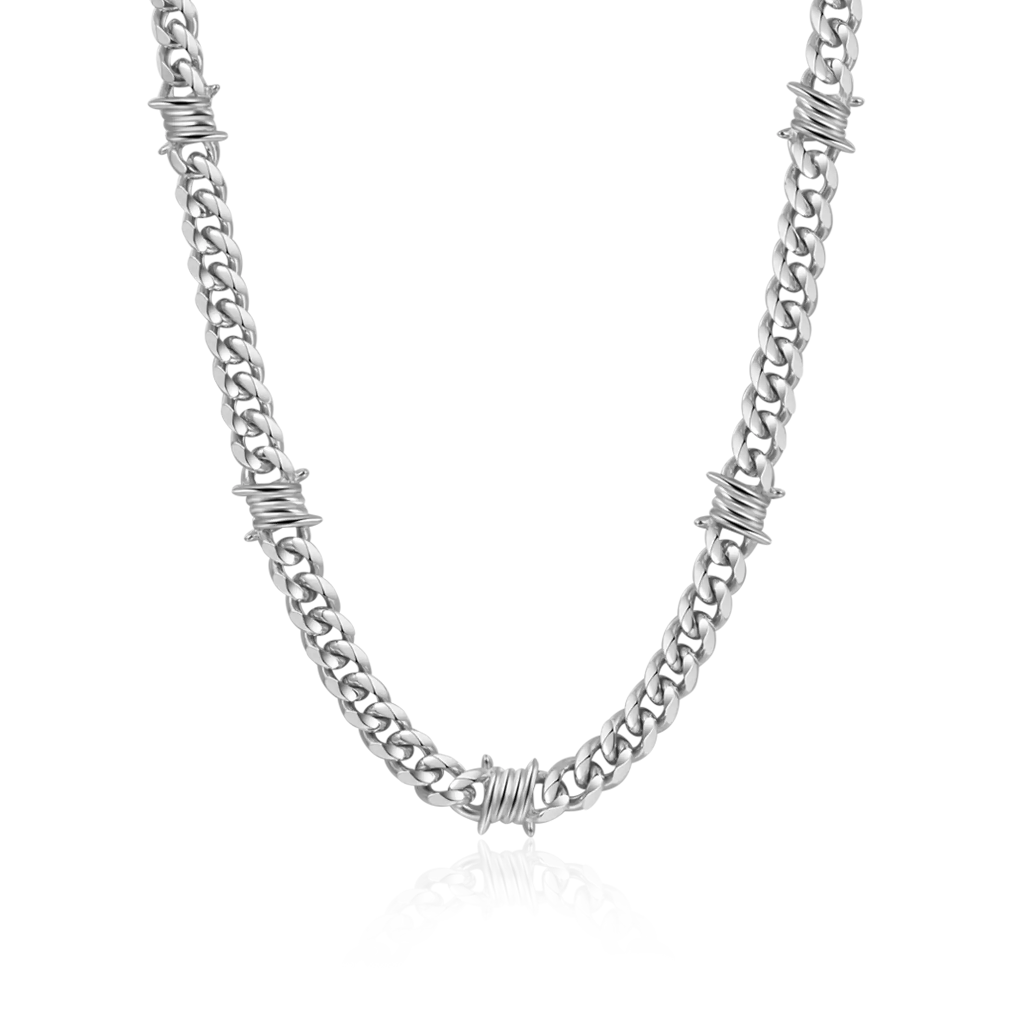 Catena per portafoglio cubana spinata