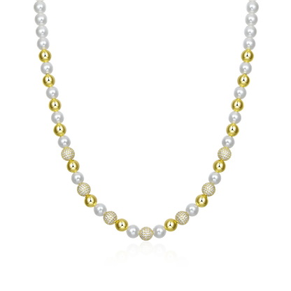 Trove Orbit Pearl Wallet Chain - 8mm