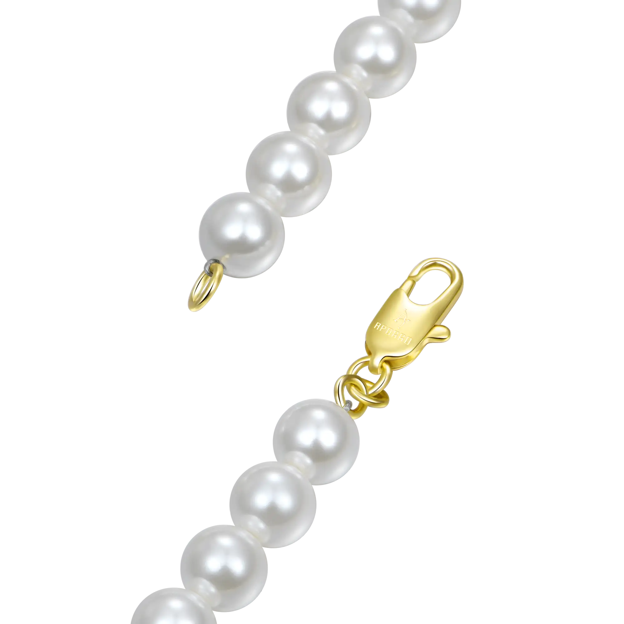 Moisanite Trove Orbit Perle Chain - 8 mm