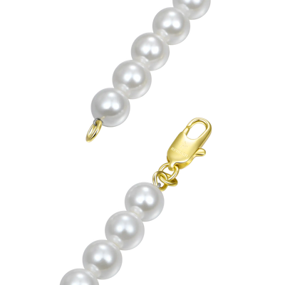 Moissanite Trove Orbit Pearl Chain - 8mm