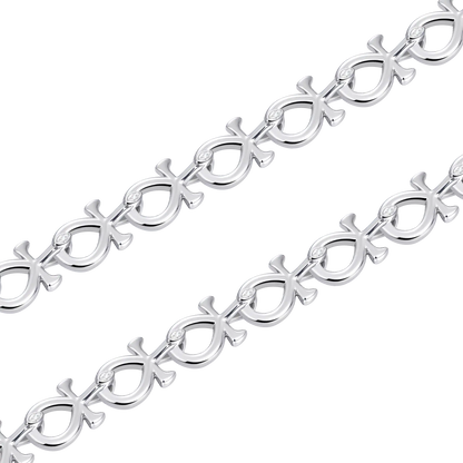 Chaîne à lunette marquise glacée Anka