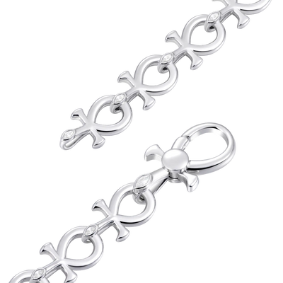 Anka Iced Marquise Bezel Chain
