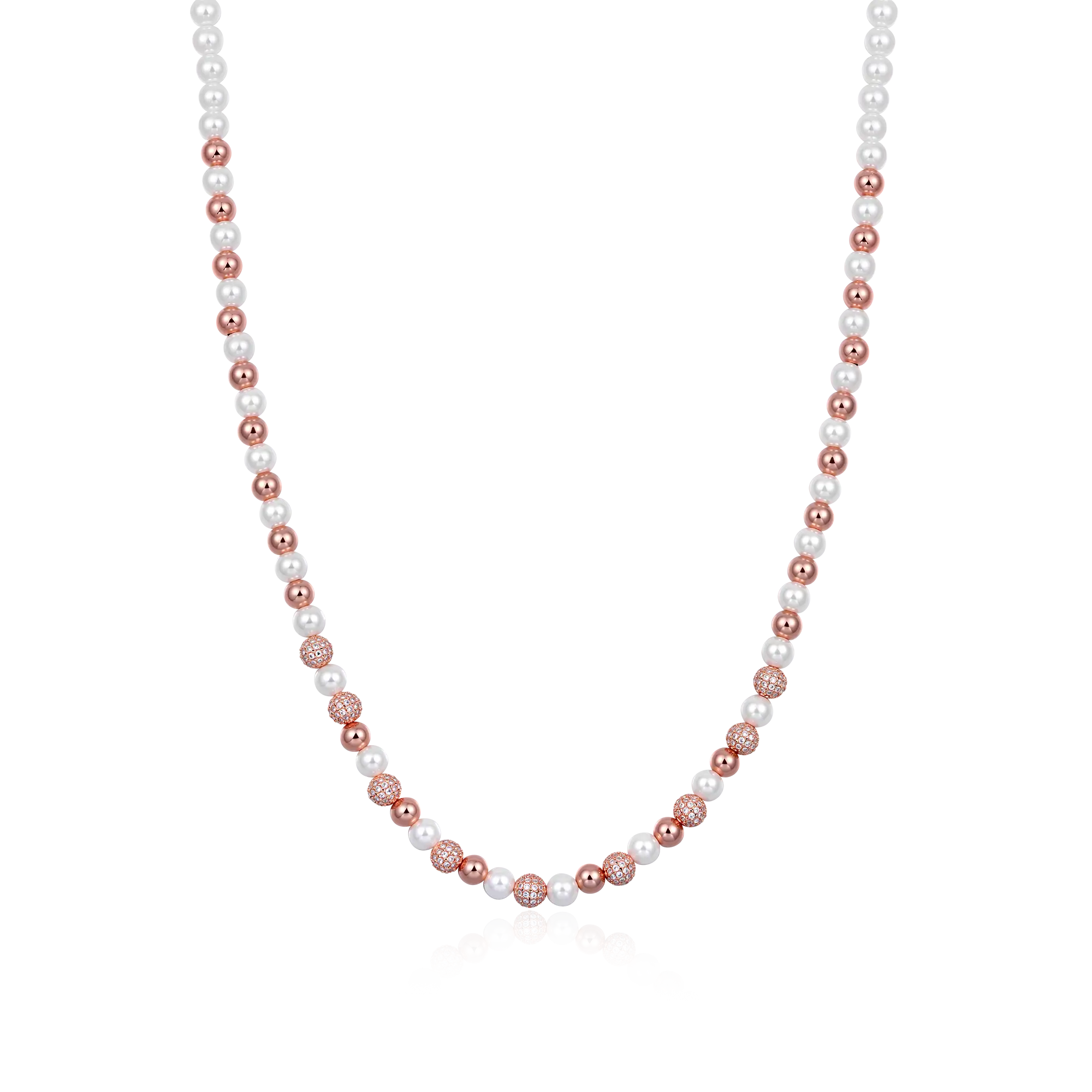 4mm Fusion Orbit Pearl -Kette