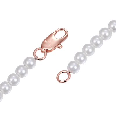 Cadena de perlas Trove Orbit de 4 mm - Oro rosa