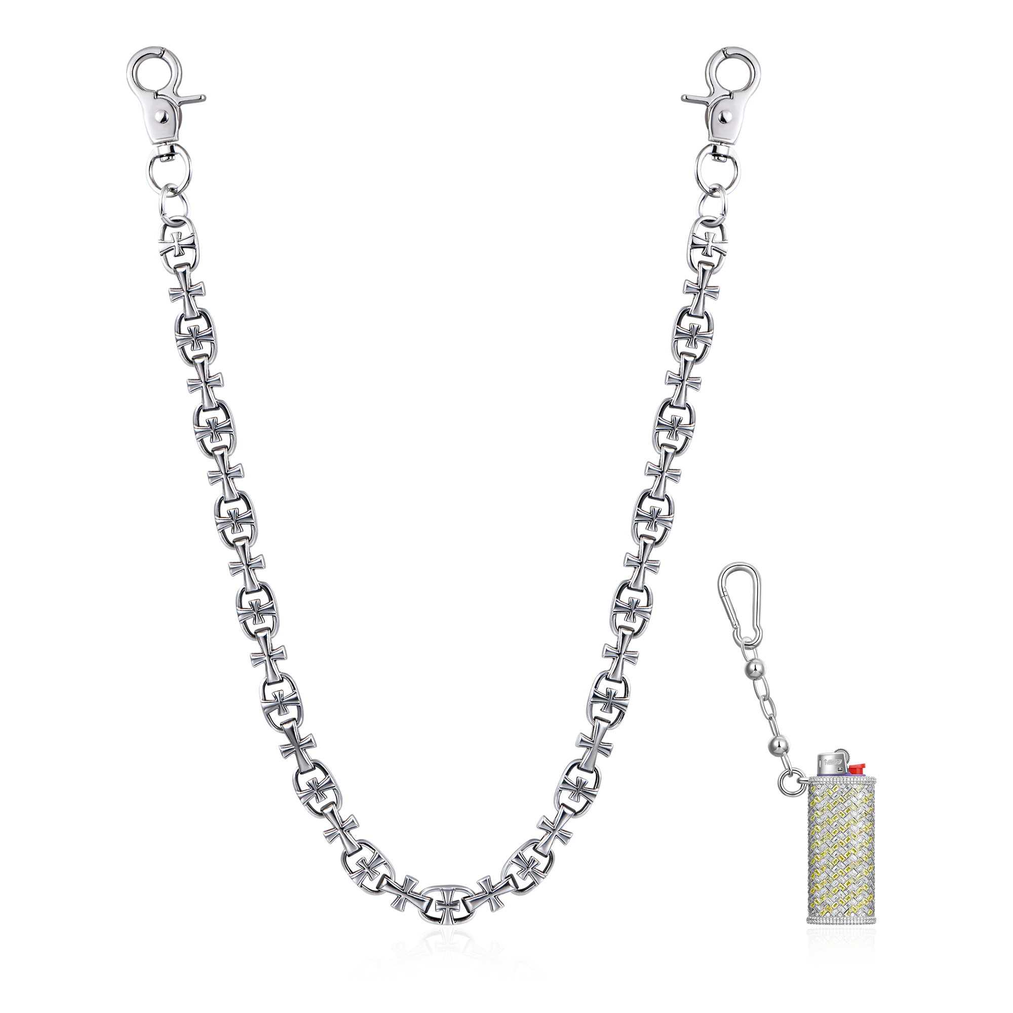 Crusader Link Chain & Wallet Chain + Set di case più leggere