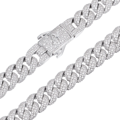 Round Cut Cuban Link Chain - 12mm