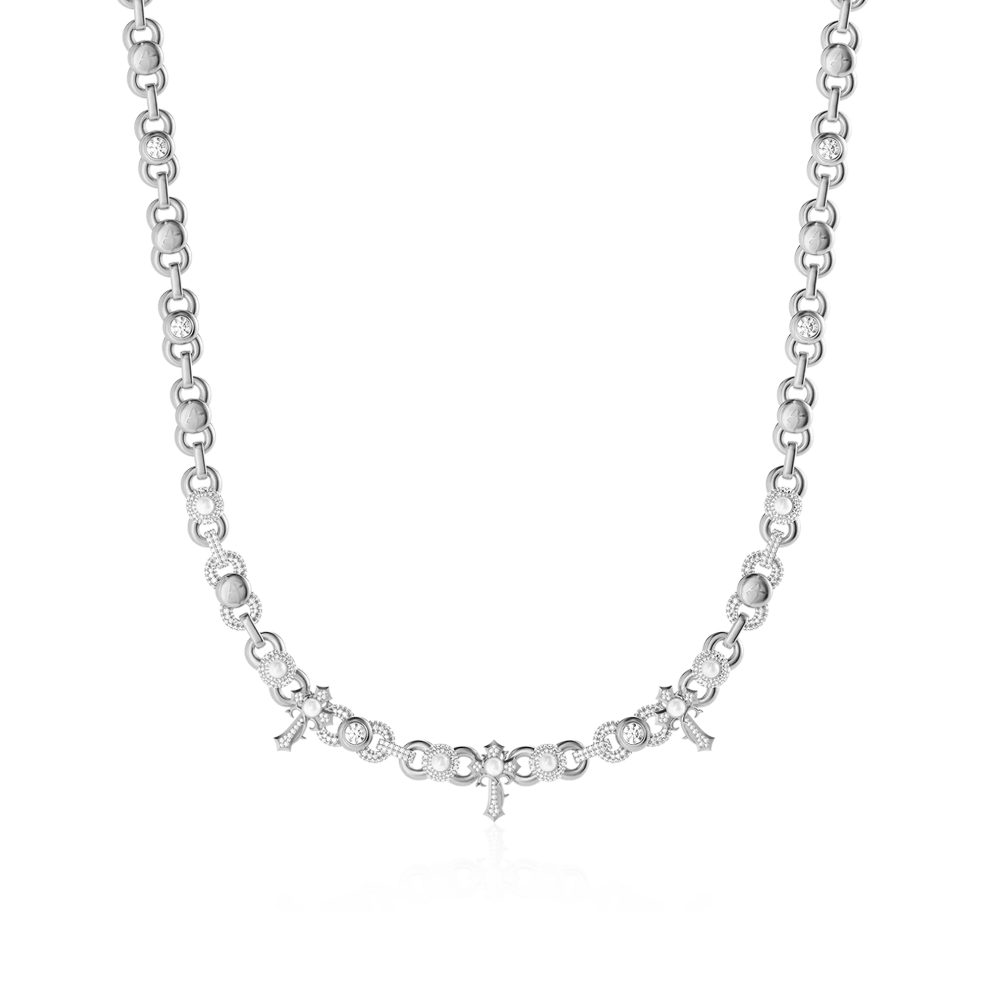 Catena del portafoglio a infinito moissanite