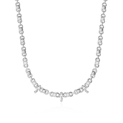 Catena del portafoglio a infinito moissanite