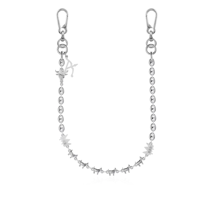 Moissanite Mighty G.O.A.T. Wallet Chain