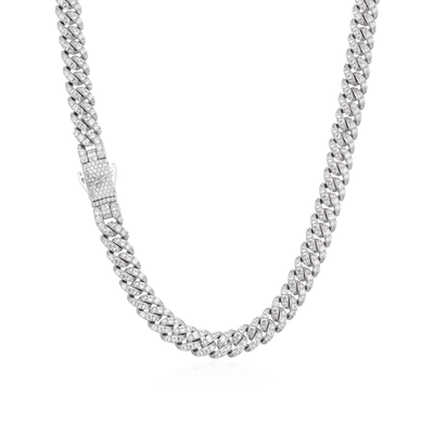 Round Cut Cuban Link Chain - 8mm