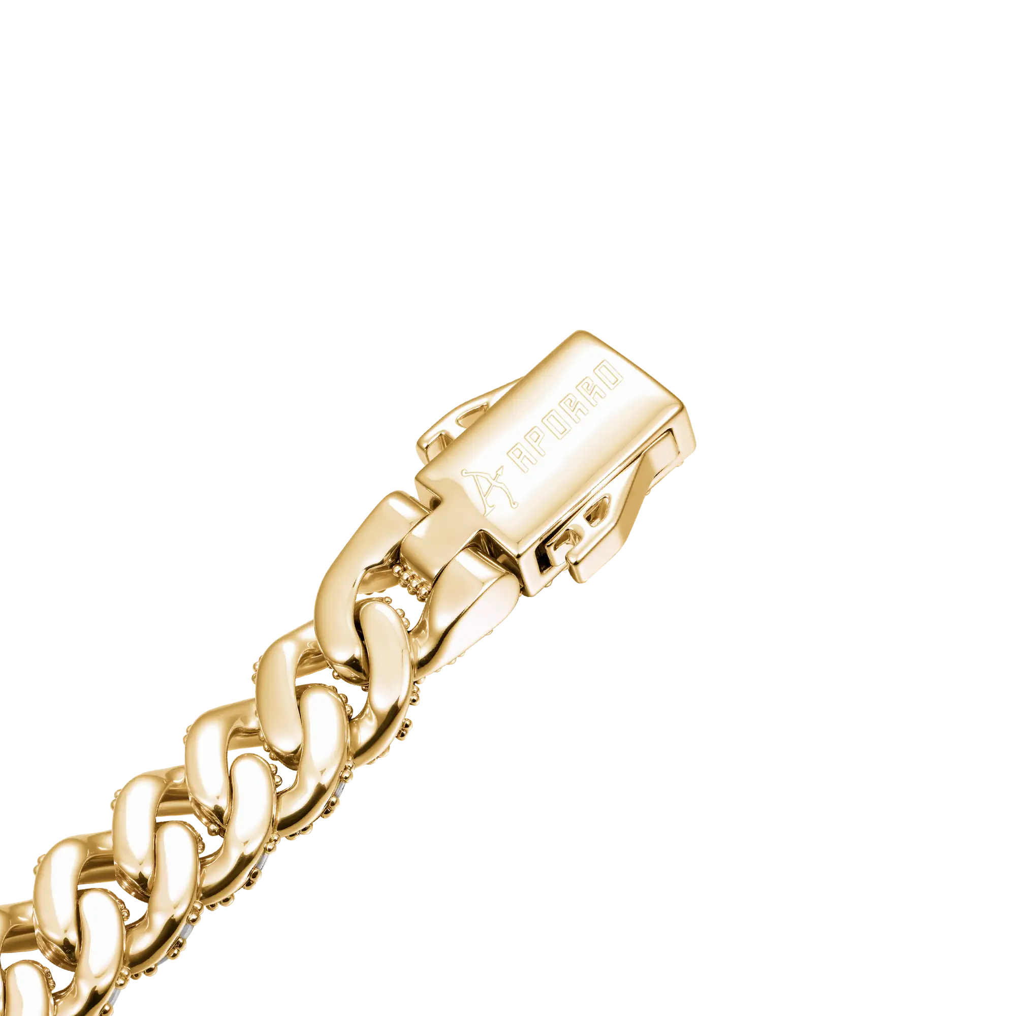 Moissanite Micro Round Cut Cuban Link Chain - 8mm