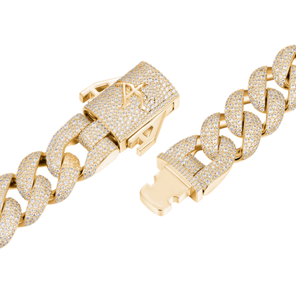 Round Cut Cuban Link Chain - 19mm