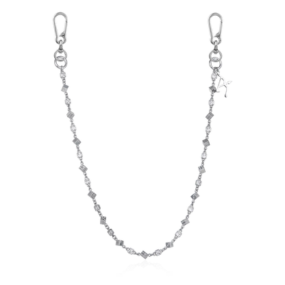 Moissanite Icon Dice Wallet Chain