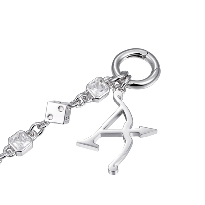Moissanite Icon Dice Wallet Chain