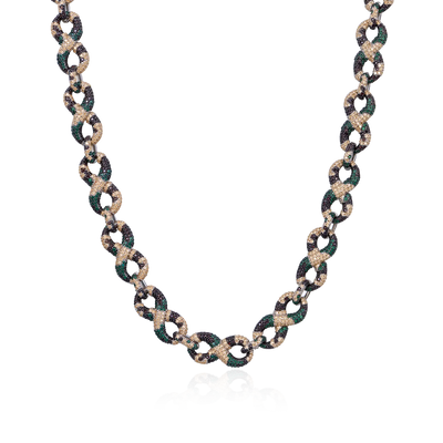 Infinity OG Camo Iced Link Necklace & Wallet Chain