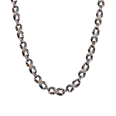 Collier à maillons en émail Infinity OG Camo & Chaîne de portefeuille