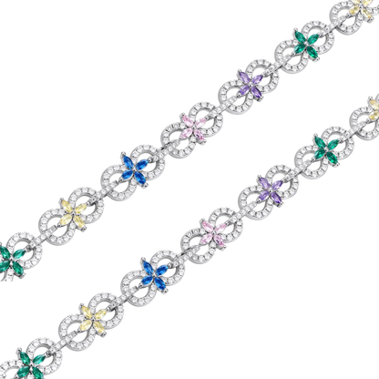 Chaîne trèfle à quatre feuilles Infinity