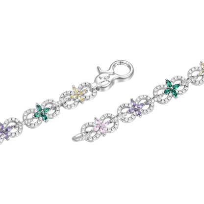 Chaîne trèfle à quatre feuilles Infinity