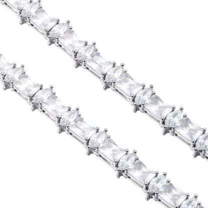 Heart & Blade Rosary Necklace