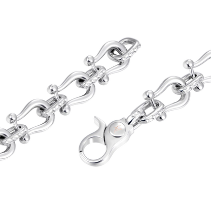 Horseshoe Fortune Crypto Necklace