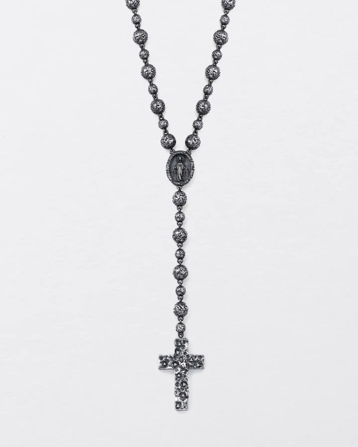 RELIC MARY ROSARY NECKLACE