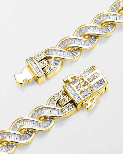 Moissanite APORRO DNA Chain - 8mm