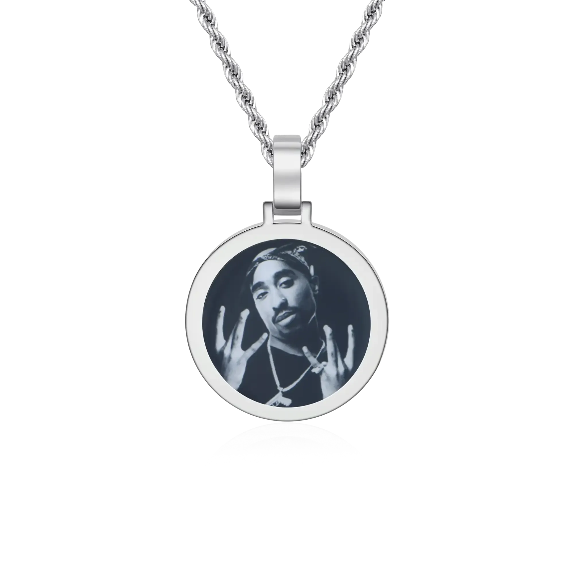 Pendentif de trame de cercle d'orbite personnalisé